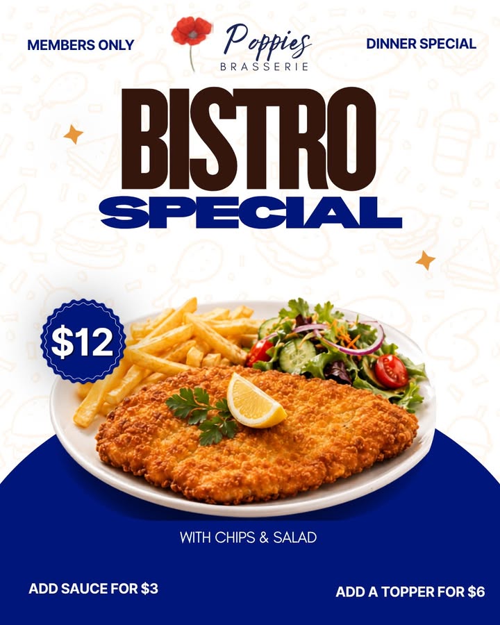 Featured image for “Wednesday Night Schnitty Special and Raffles at Wingham”