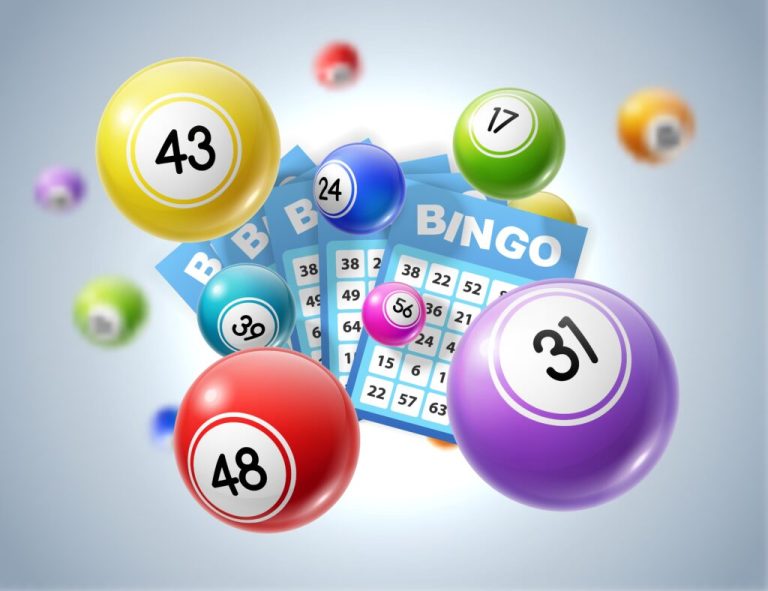 Lotto balls and lottery tickets with numbers - play bingo every Tuesday and Thursday from 11am.